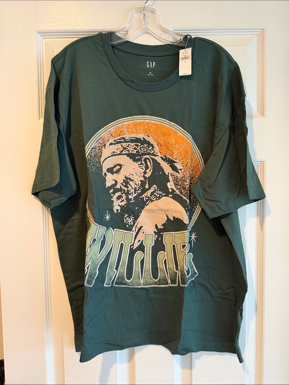 GAP Men's Willie Nelson Graphic Tee XL NWT